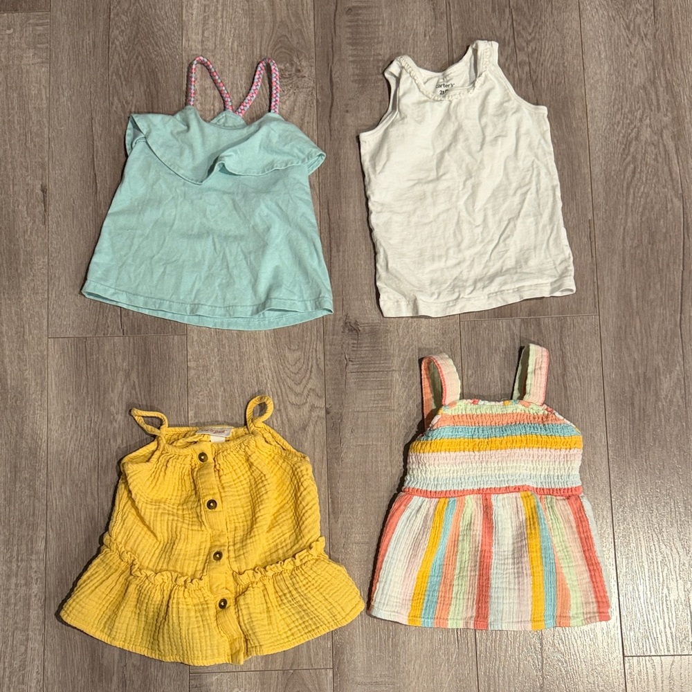 Colorful Kids' Tank Tops Set